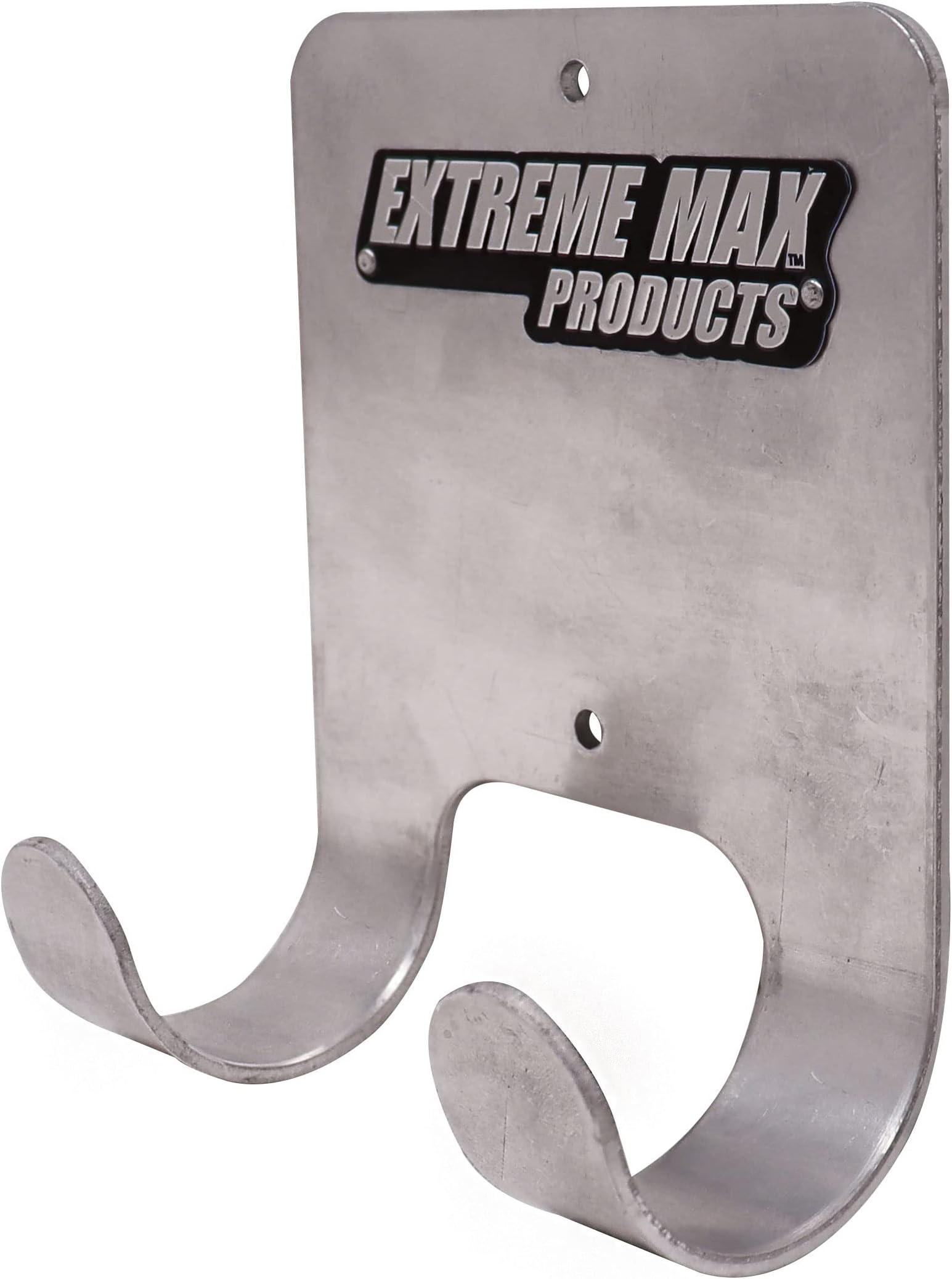 Extreme Max5001.6074 Aluminum Whisk/Angle Broom Hanger Holder for Enclosed Trailer Shop Garage Storage,Silver