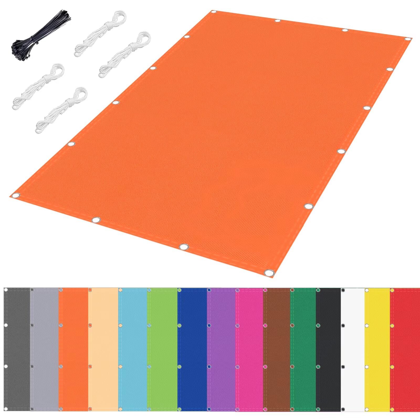 Voile d'ombrage imperméable pour aménager un balcon ou un jardin