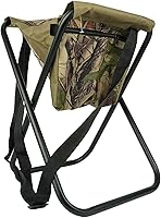 Vista 3 de BRUBAKER Silla plegable al aire libre - Silla de camping compacta y cómoda con bolsa. Construcción duradera, correa de transporte ajustable