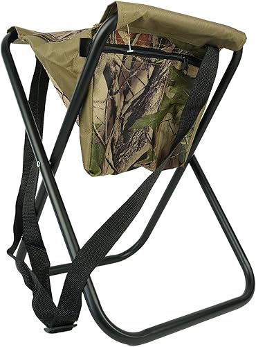 Miniatura 3 de BRUBAKER Silla plegable al aire libre - Silla de camping compacta y cómoda con bolsa. Construcción duradera, correa de transporte ajustable,