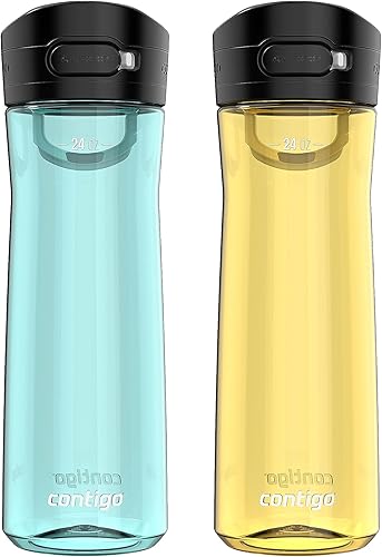 Miniatura 9 de Contigo Jackson - Botella de agua de 24 onzas, Glacier Glacier,32oz (paquete de 1),Azul (Arándano),Pansy,Vid de jade y piña,Enebro y limonada