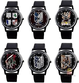 進撃の巨人 腕時計 防水 クオーツ時計 自由の翼 兵長 リヴァイ エレン グッズ ウォッチ コスプレ小物 周辺 萌えグッズ 学生 大人 通勤 誕生日 (H)