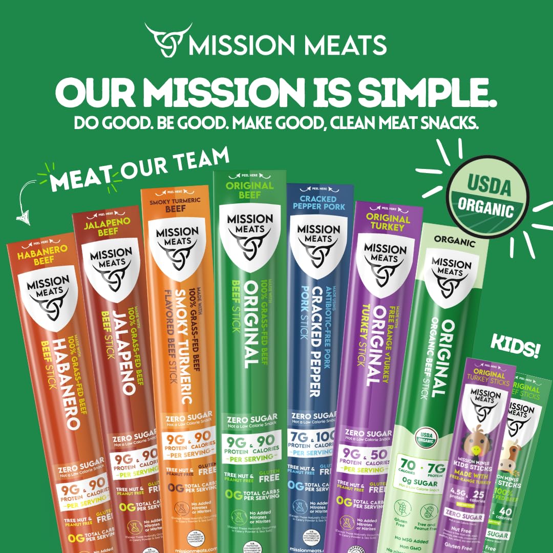 Amazon.com: Mission Meats Turkey Sticks, 100% Free Range Turkey