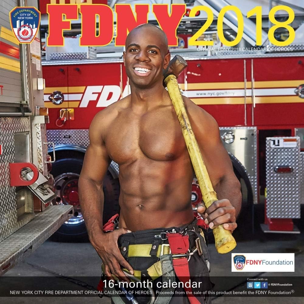 FDNY Men Heroes Wall Calendar, by FDNY Foundation