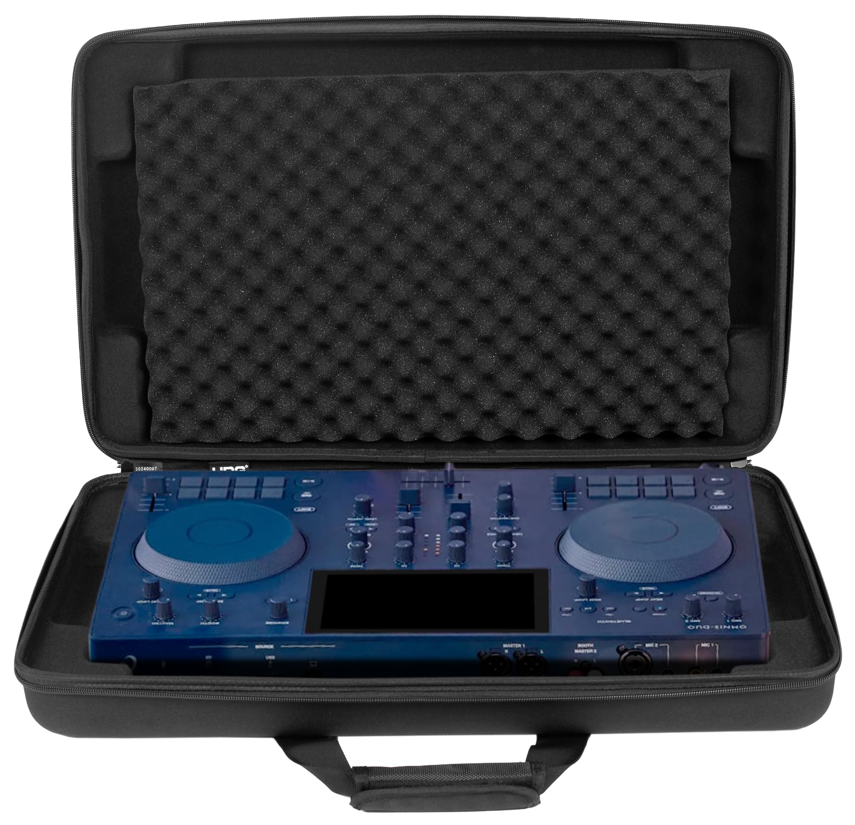 UDG Creator Hardcase AlphaTheta Omnis-Duo, Schwarz (U8328BL) | Formgepresste EVA-Schale; präzise geschnittener Schaumeinsatz; wasserabweisendes Nylon; tourgerecht