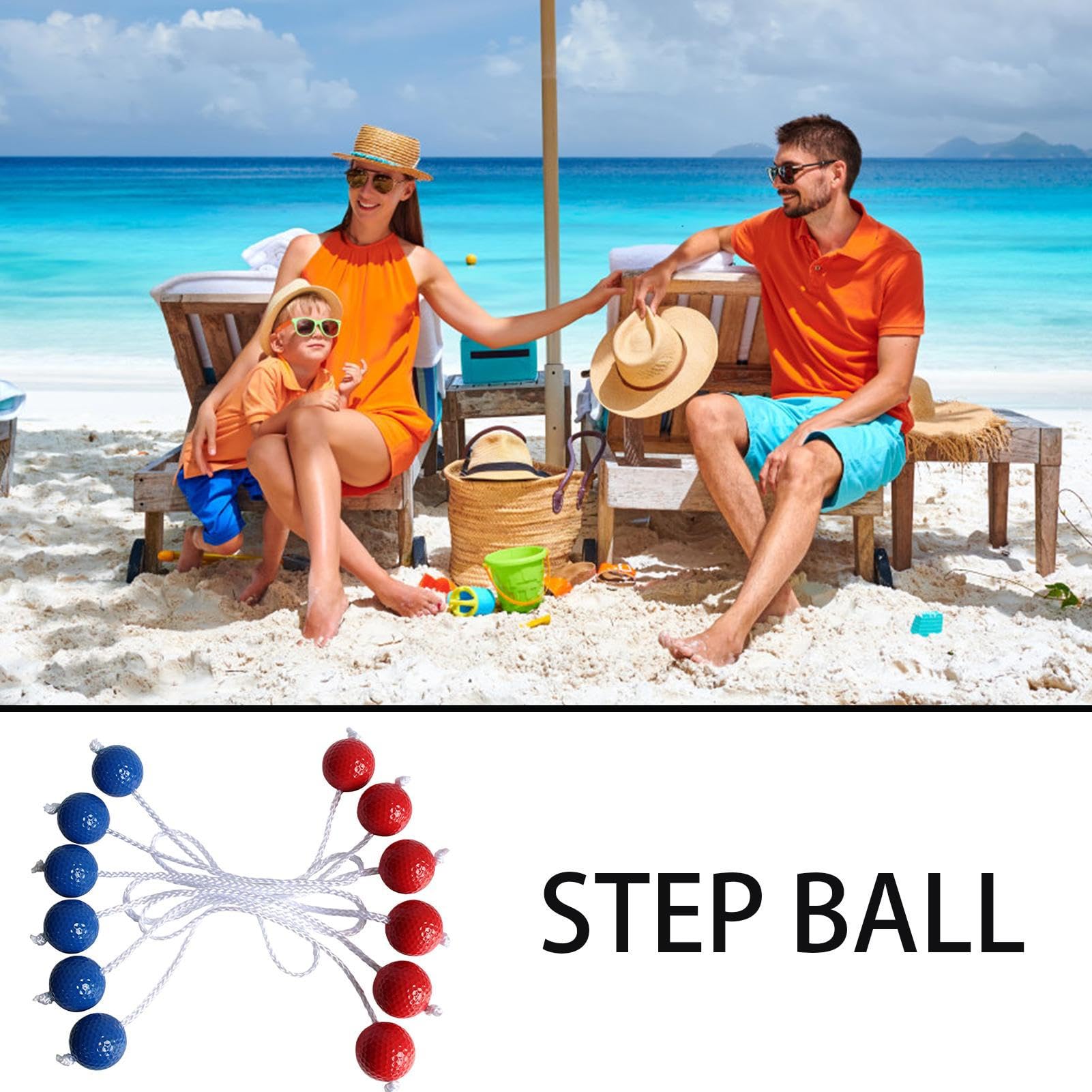 Generisch Ladder Golf Bälle - Set Mit 6 Trainingsbällen Für Leiter Golf - Interaktives Outdoor Spiel Für Familienzeit Garten Strandurlaub Freundeabend Aktivitäten