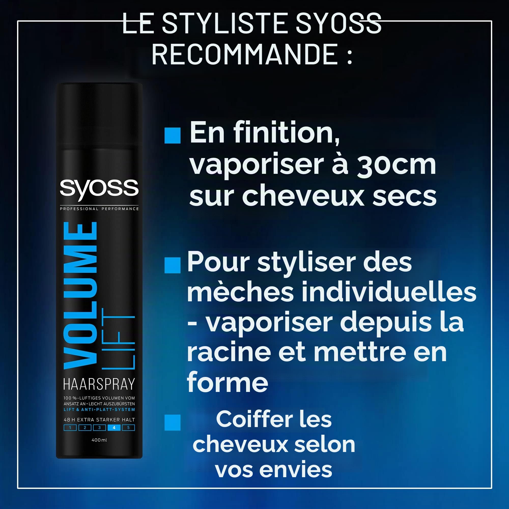 Syoss Volume Lift Lot de 6 sprays pour cheveux ultra épais 4 (6 x 400 ml)