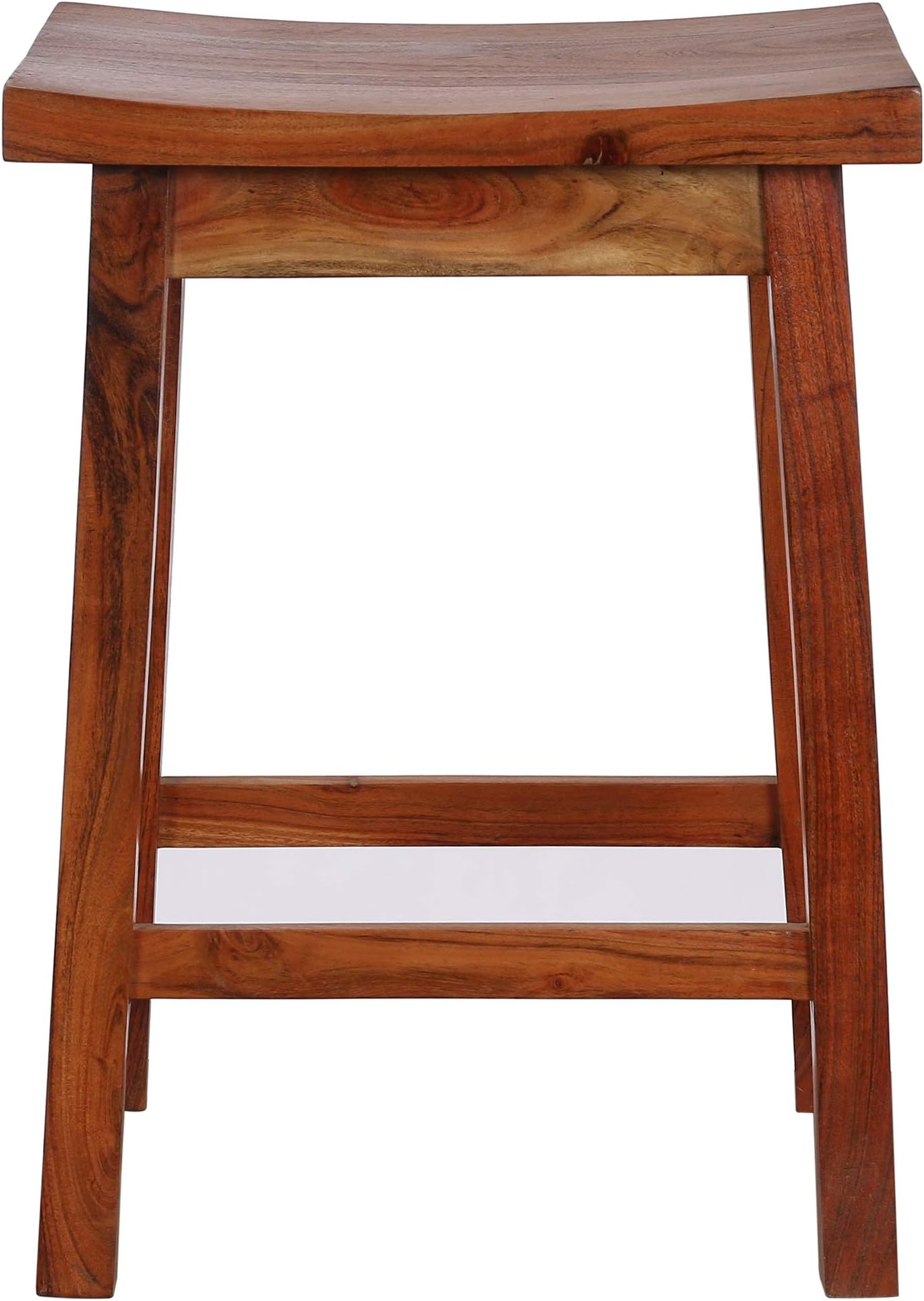 BOIS ART Luxury Wooden Stool Side Table for Home & Kitchen, Living Room (Brown).