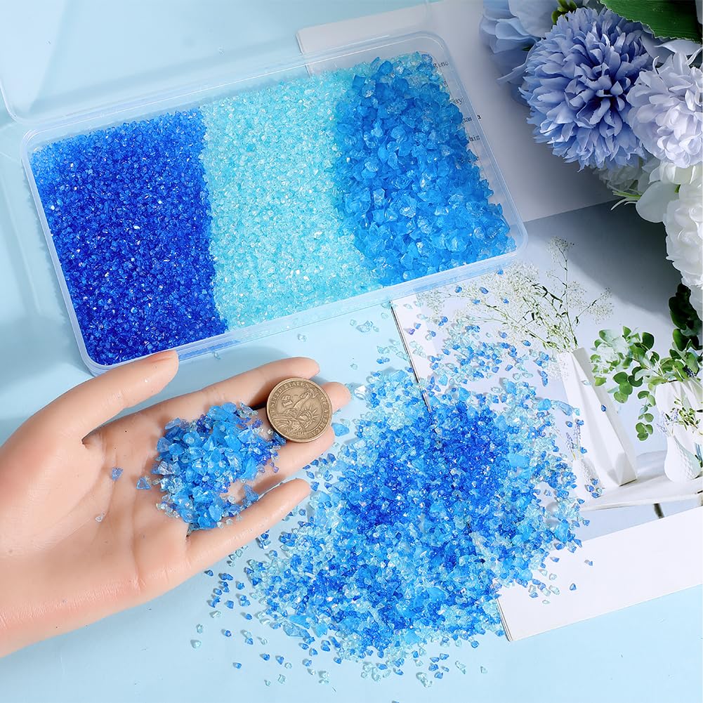 LePe Vidrio De Fuego Triturado Para Anualidades, Piedra De Grava De