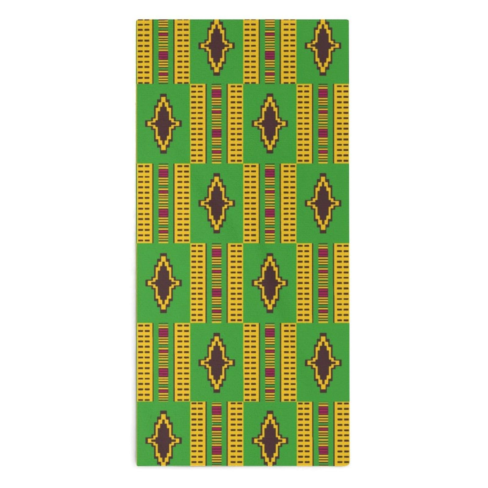 NCLQVJXZKHW African Print Ankara Pattern Hand Towels Soft Face Towel Gym Bathroom Travel Hotel 13"x28"