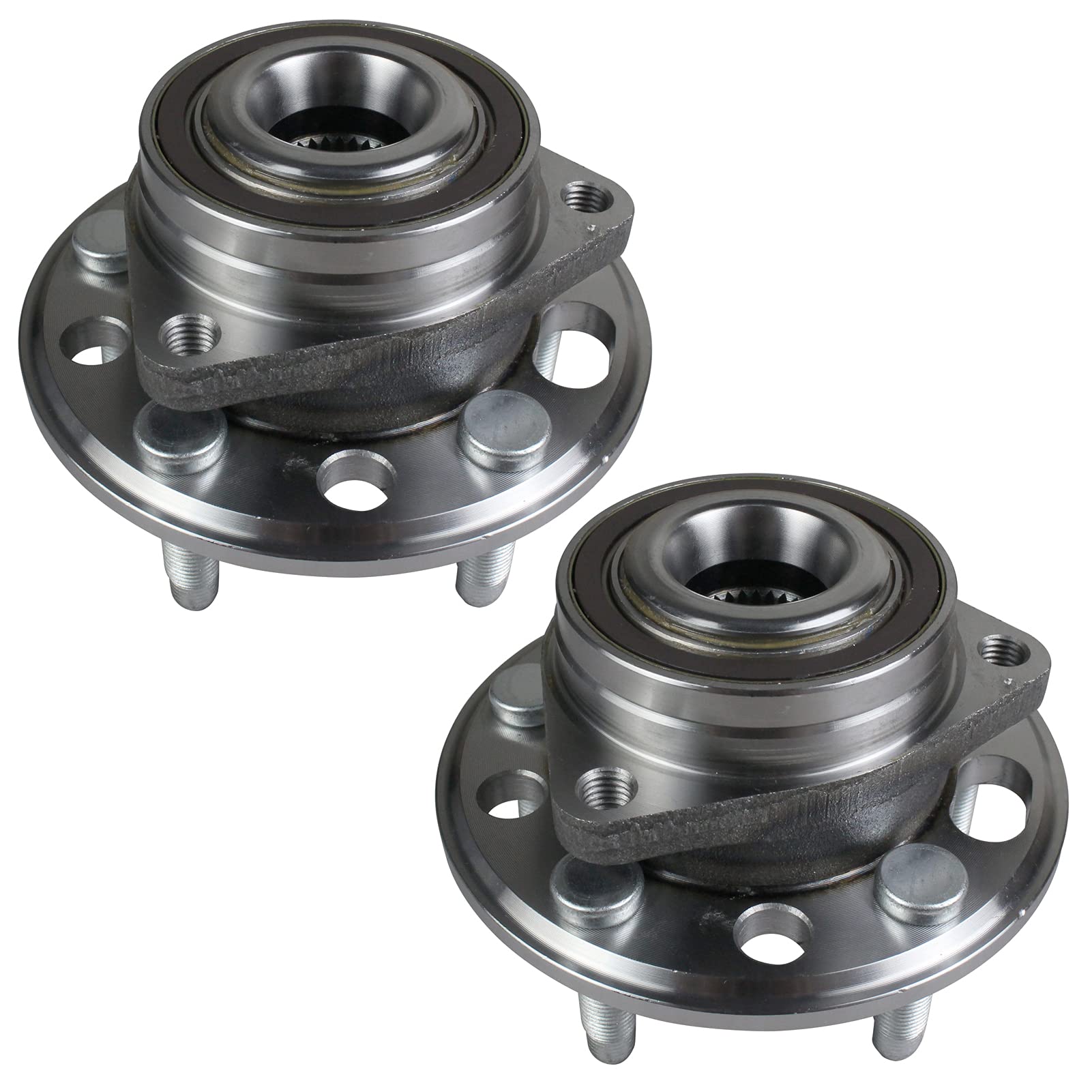 PAROD Pair 513288 Front/Rear Wheel Hub Bearing Assembly Compatible with Chevy Malibu, Chevy Impala, Chevy Equinox, GMC Terrain Buick Lacrosse, Cadillac XTS CTS, Buick Regal, 5 Lugs w/ABS