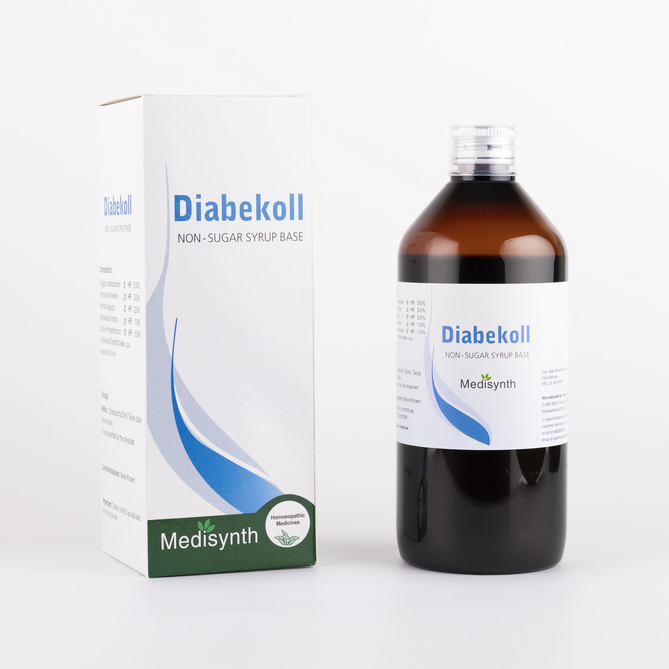 MEDISYNTH Diabekoll Syrup 450ml (Pack of 2) | Batch No. 82 | Expiry - Oct 2030-image-41