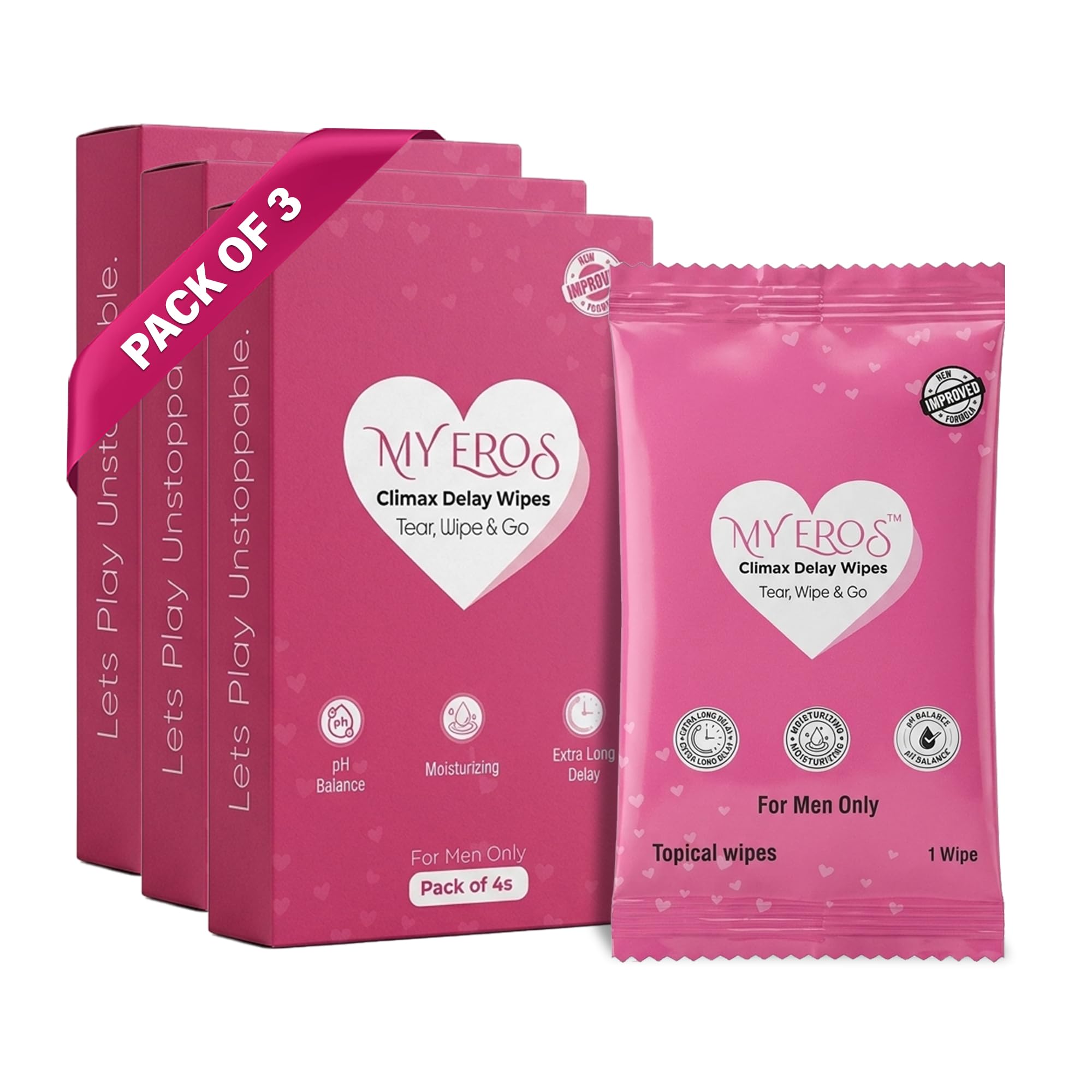 My Eros Wipes for Men - Topical, Non-Transferable | 12 Pack with 12 sheets-image-37