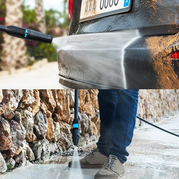 Cecotec Idropulitrice ad alta pressione HydroBoost 2400 AdvanceClean 2400 W, Casa, Giardino o Auto, Portata max 480 l/h, 180 bar di pressione massima, pompa in alluminio, raggio d'azione 14m - 4