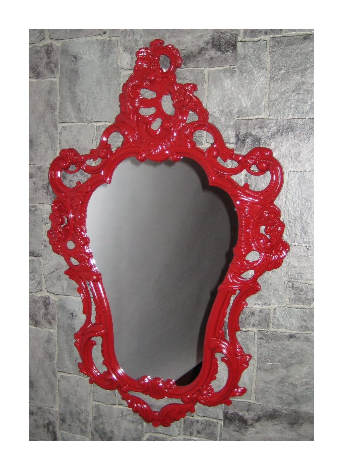 Specchio da parete MIRROR RAINBOW 40x65 cm colore Rosso | Leroy Merlin