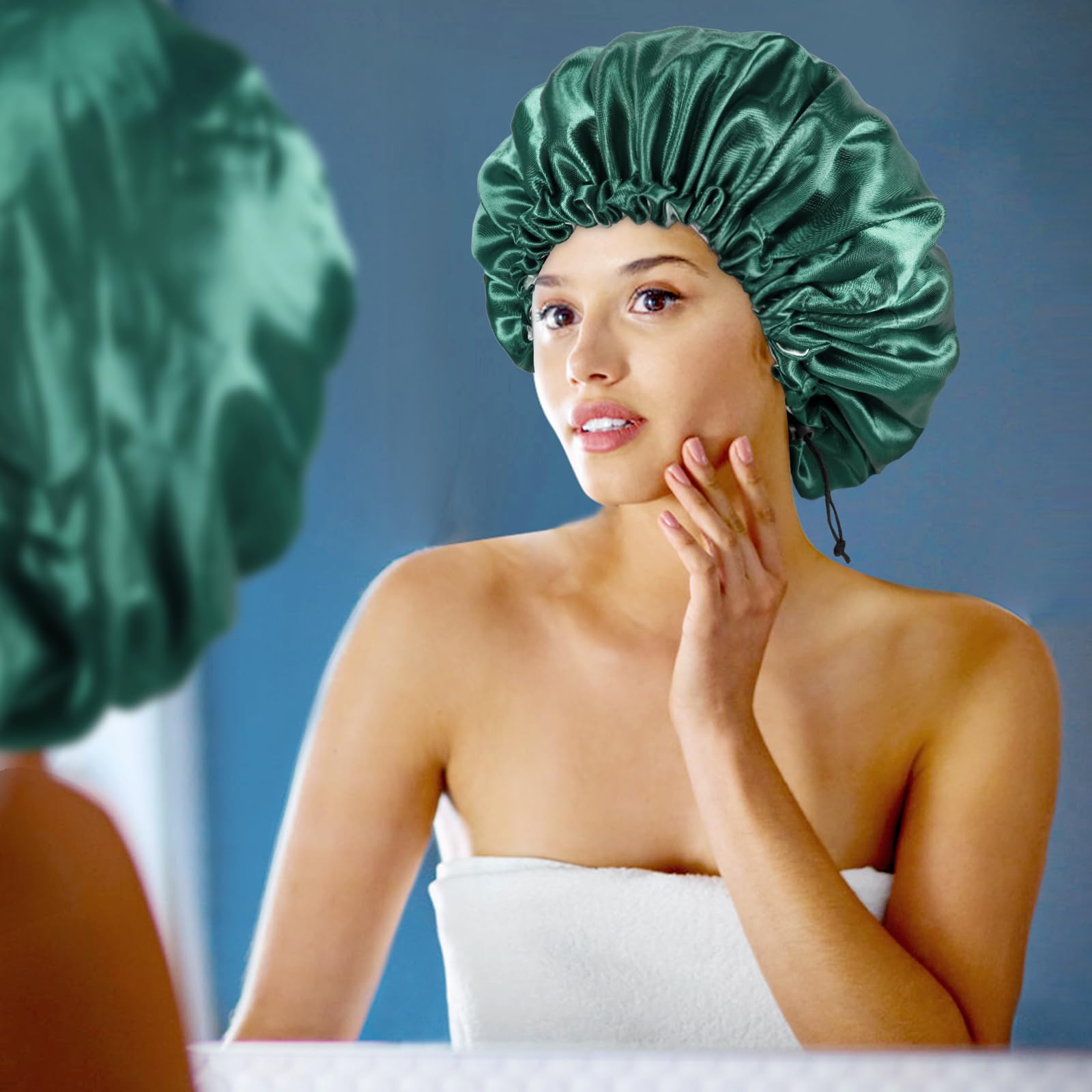 Amazon.com : Edoneery Silk Bonnet for Sleeping Women  display picture 2