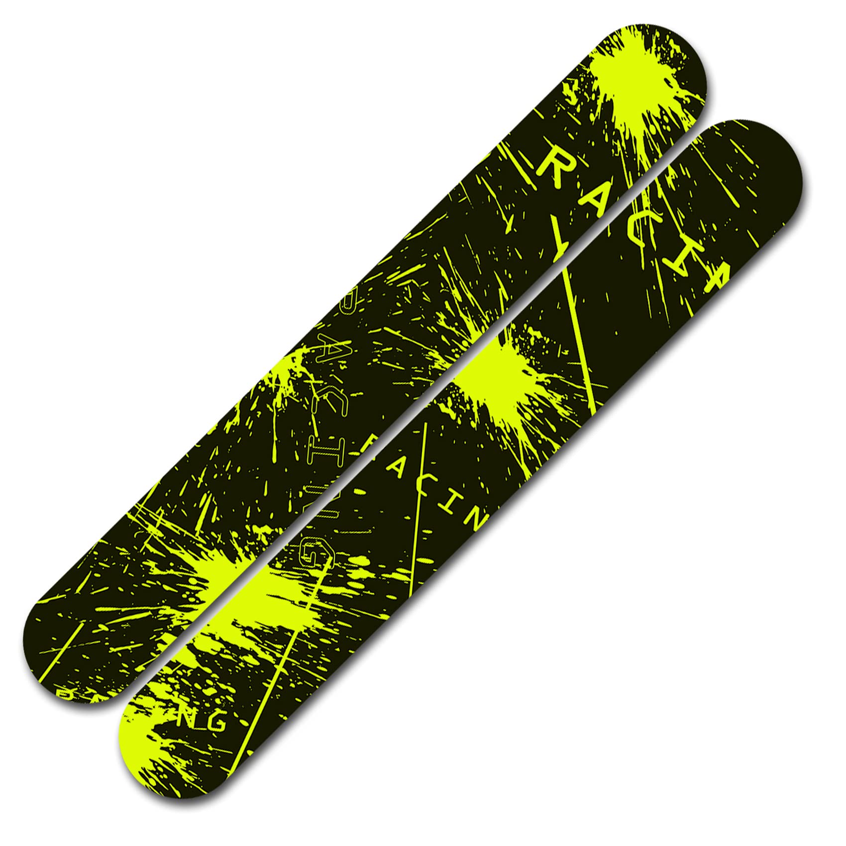 Fahrrad Kettenstreben Schutz Aufkleber Folie Lackschutz von Finest-Folia R160 (03 Racing Neon Gelb)