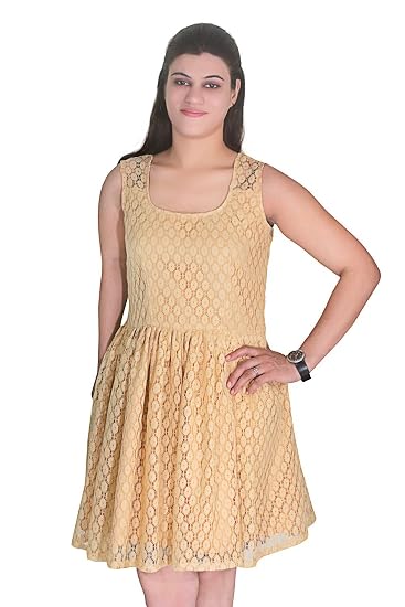 Buy Selfi Stnthetic Net Dress Design 