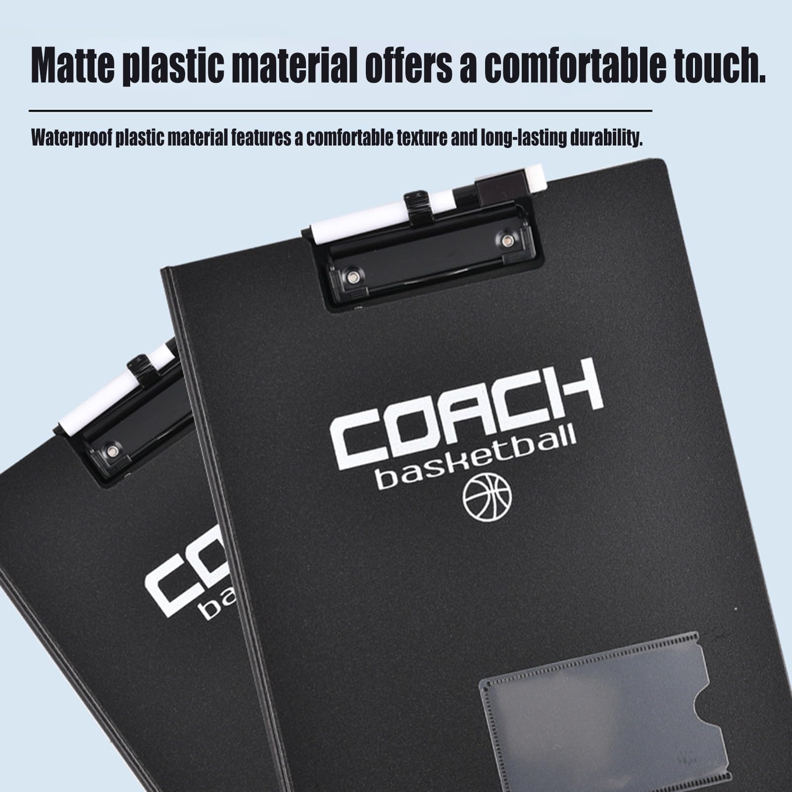 Pizarra Entrenador Baloncesto Magnética Portátil con Accesorios Imanes Marcadores