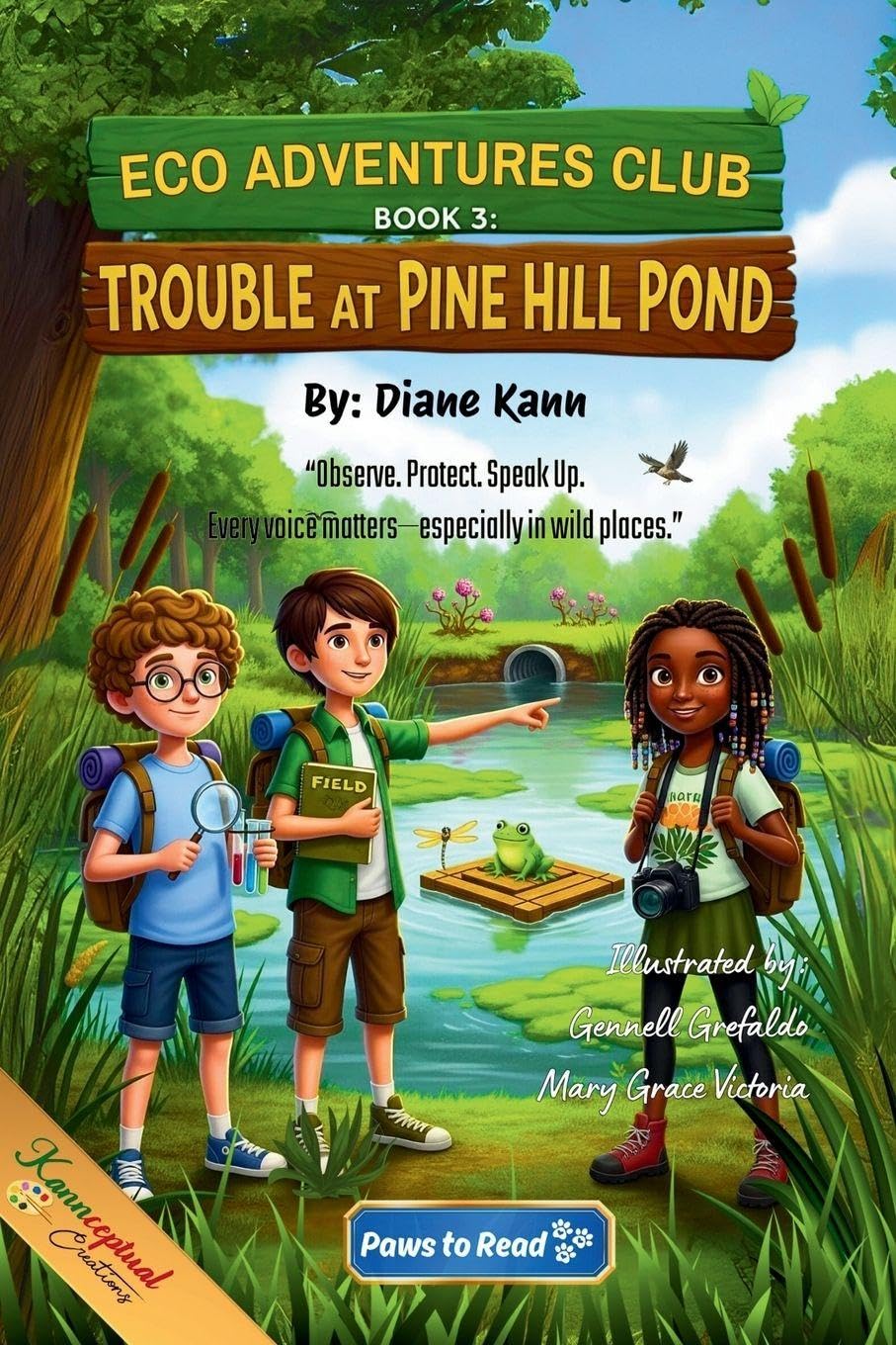 Trouble At Pine Hill Pond: 3 (Eco Adventures Club)