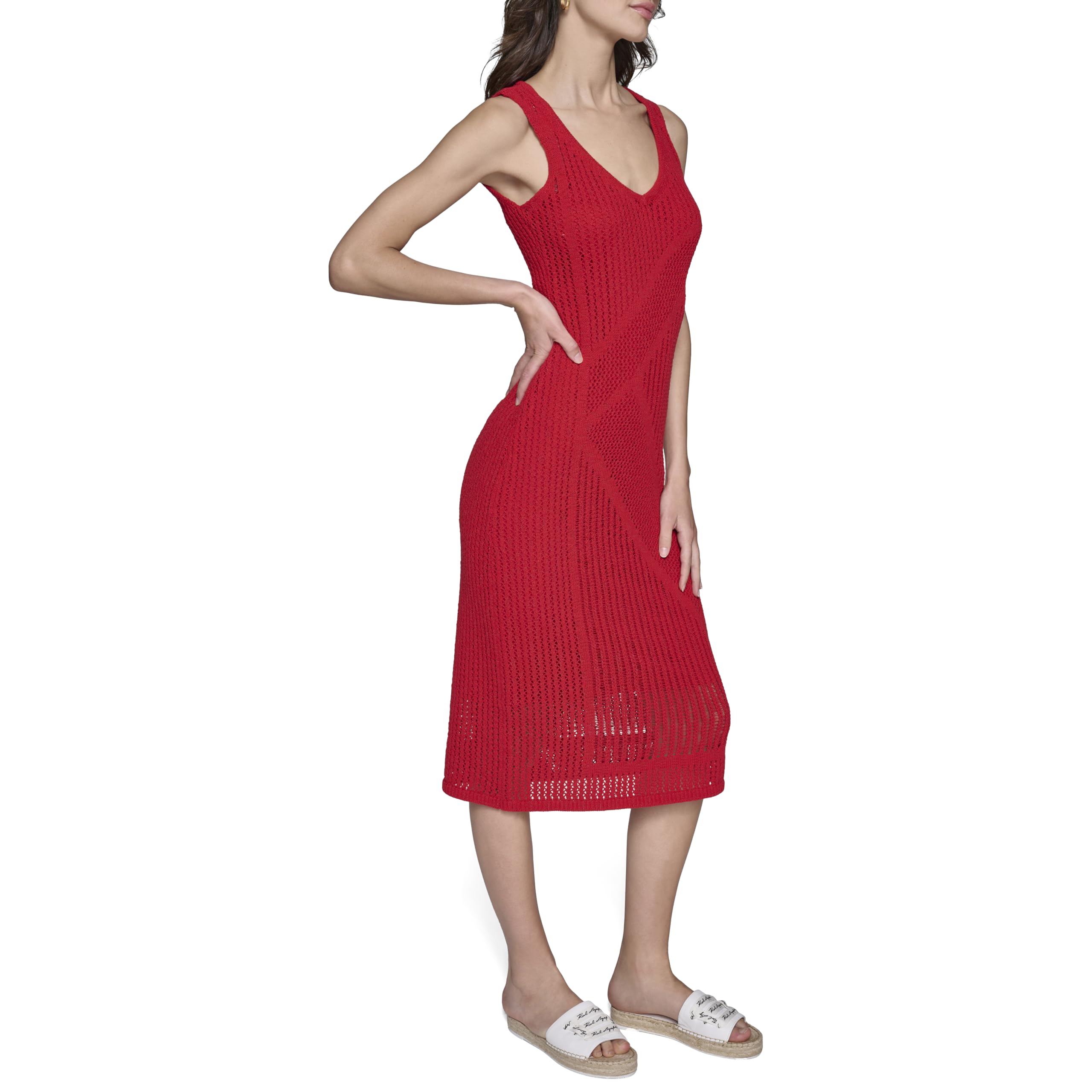 Karl Lagerfeld Paris Casual Bright Summer Dress Vestido Informal para Mujer