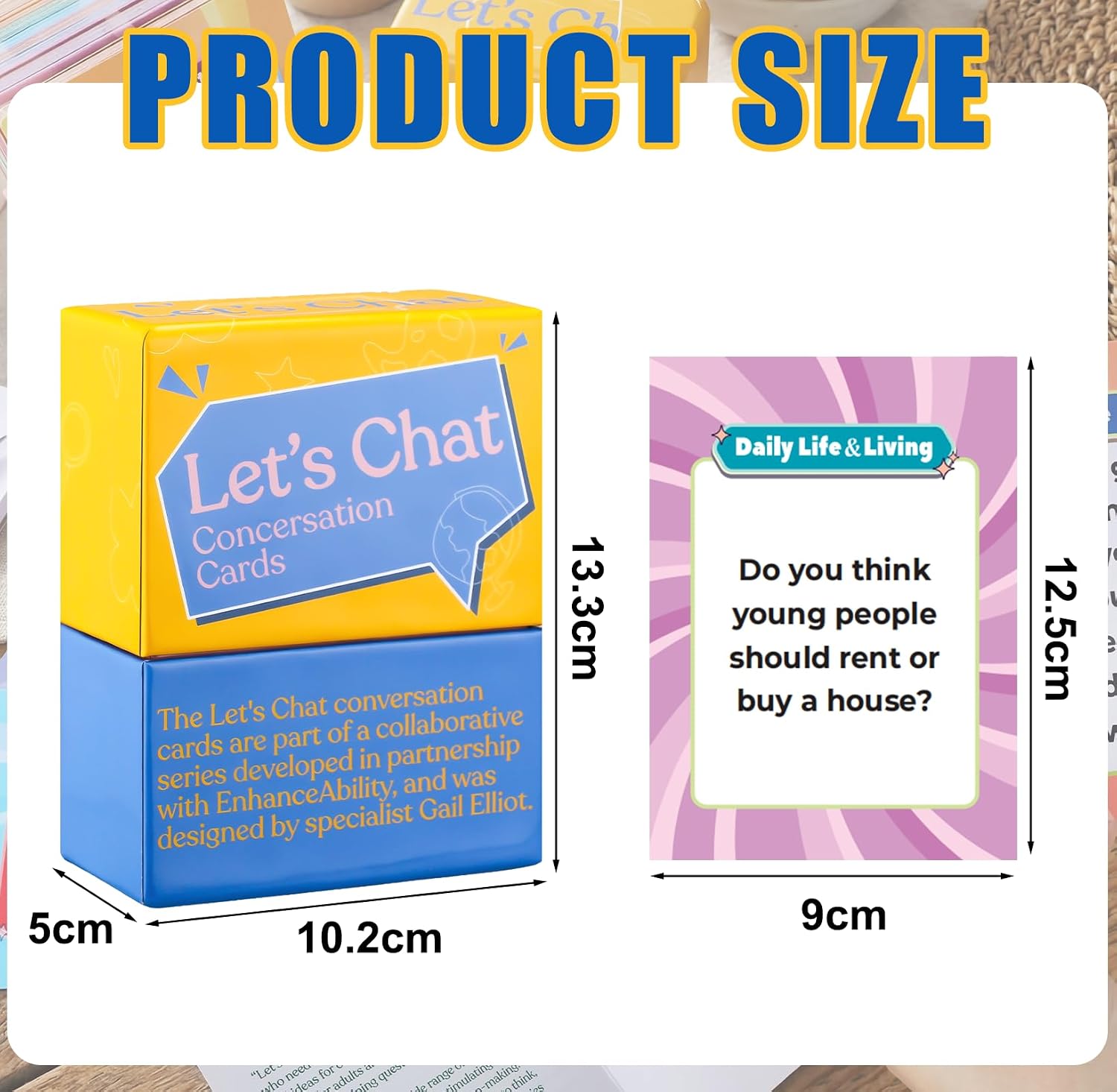 224 Questions Conversation Memory Cards Game for Dementia image 2