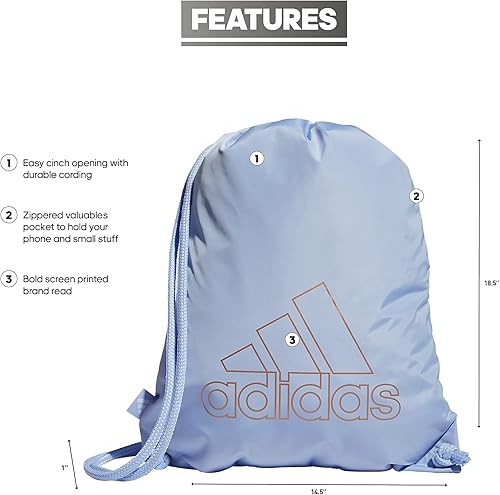 Miniatura 2 de adidas Ready Sackpack, Azul amaneceroro rosa, Ready Sackpack