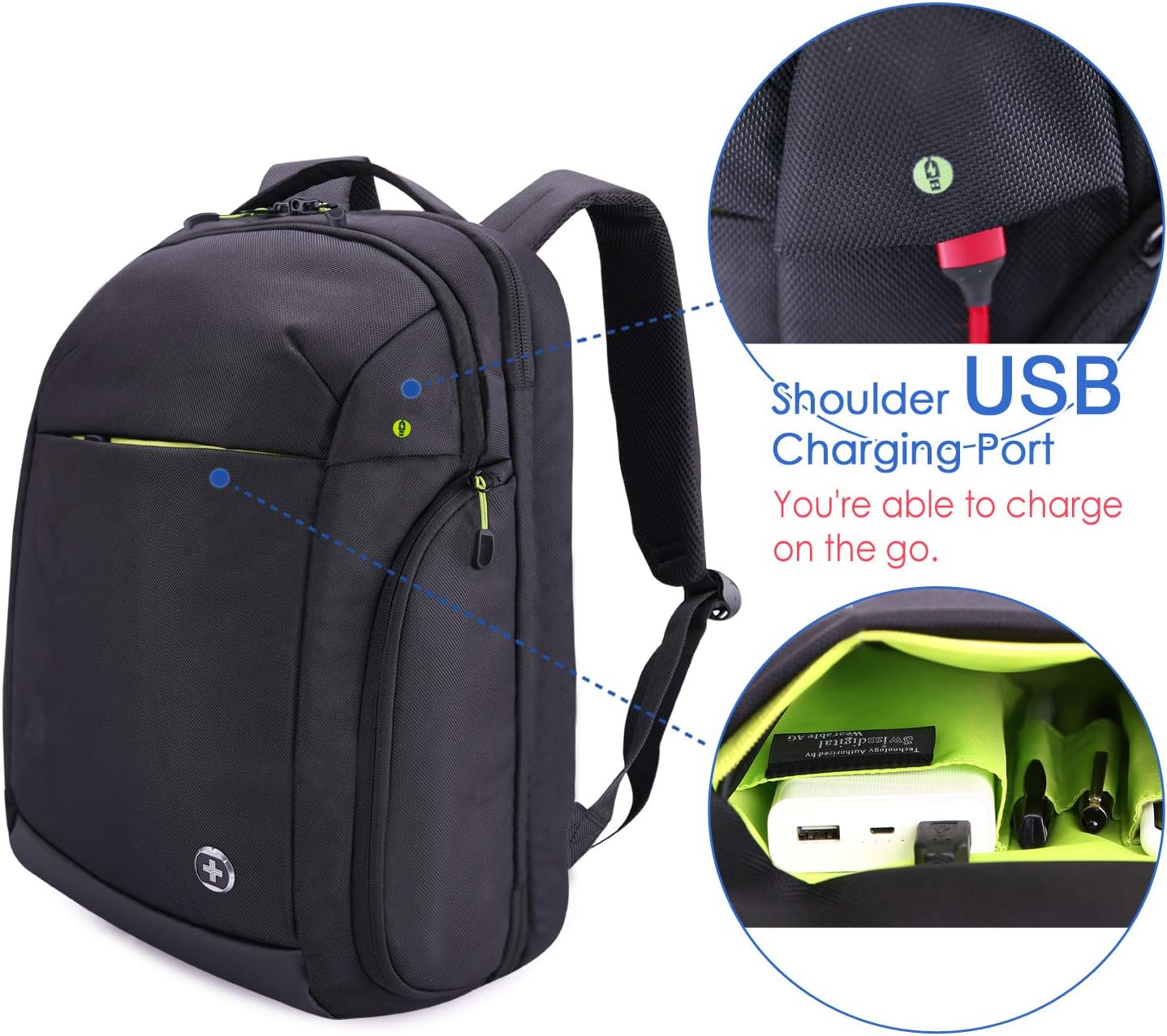 swiss digital laptop backpack
