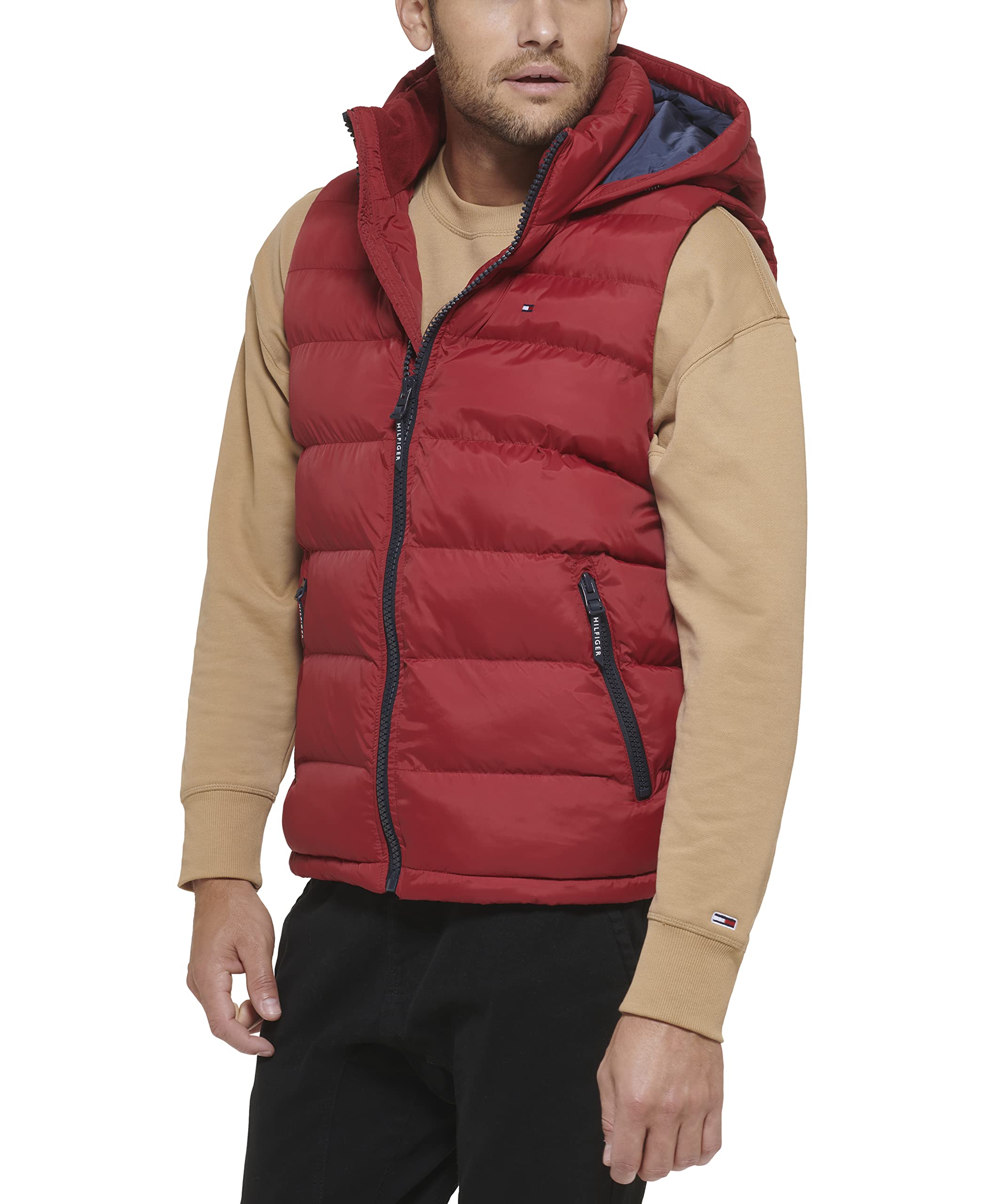 Tommy Hilfiger Men's Hooded Puffer Vest