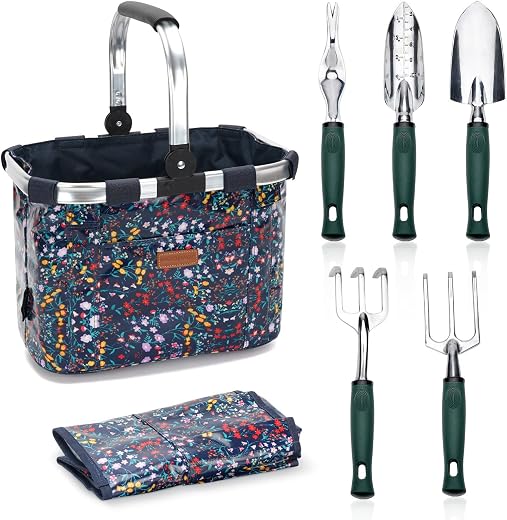 Garden Tools Set with 11 Pieces Hand Tools for Women, Garden Tools...