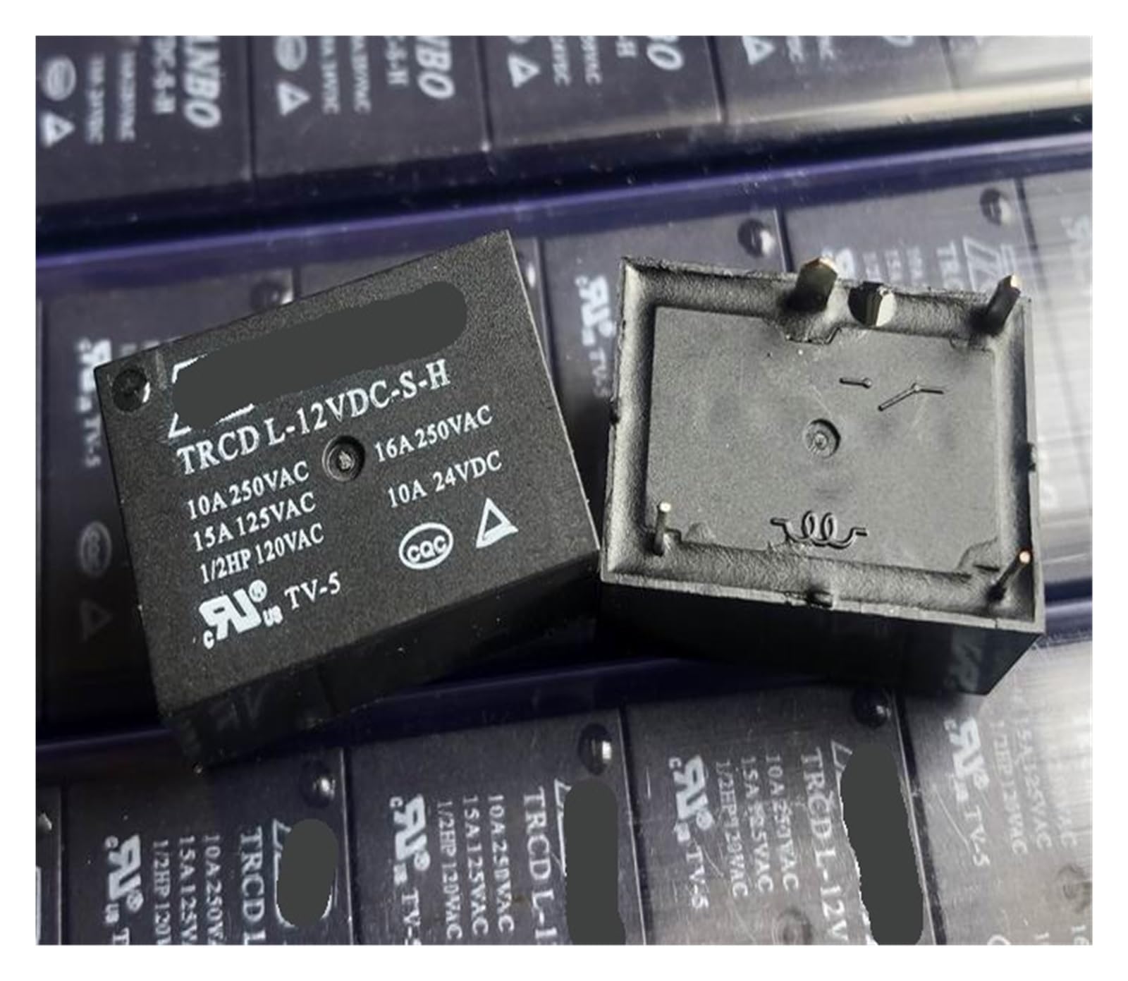Relé 4 pines TRCD L-12VDC-SH interruptor electromagnetico 16A 7520-1A 3