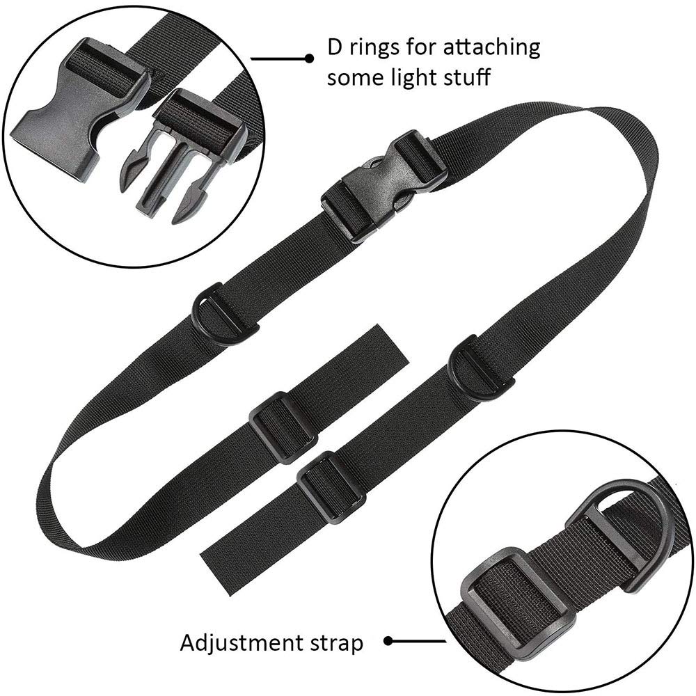 Sac à dos avec sangle de poitrine réglable, ceinture de poitrine robuste pour randonnée Jogging, ceinture de traction antidérapante, boucle de sac d'école  15