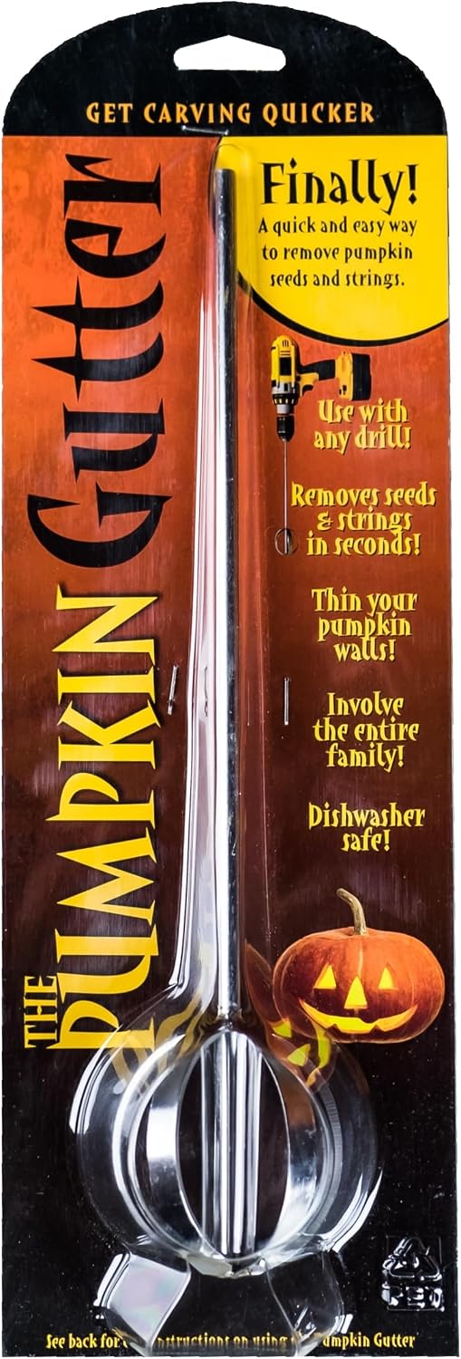 Pumpkin Carving Tool Pumpkin Gutter Drill Attachment for Gutting & Thinning