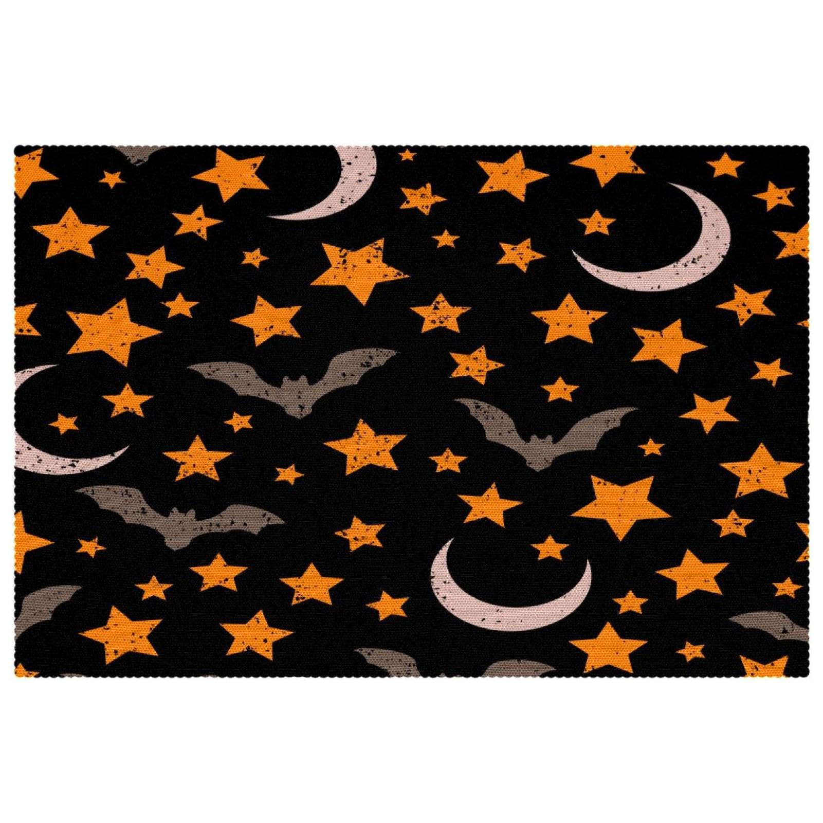 Set de table chauve-souris anti-tache et anti-chaleur lavable facilement