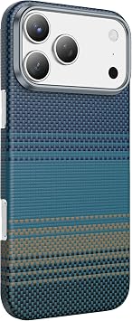 CONSTRAIN - iPhone 17 Pro Max ile uyumlu Apple Kılıf Magsafe ile uyumlu Şarj Özellikli Ultra Slim Aramid Karbon Fiber Kevlar Kapak