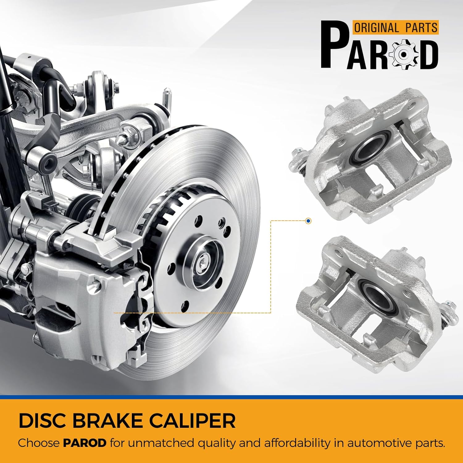 PAROD Rear Disc Brake Caliper Fit for Honda Ridgeline 2006-2014,Left and Right,Replace for 19B2929A 19B2928A