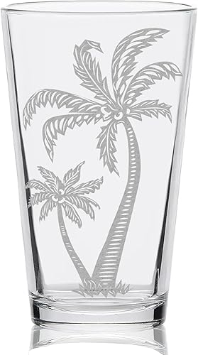 FOREST & MOUNTAIN SUNRISE Engraved Pint Glass  Great Gift Idea for Wilderness Nature Mountain Forest Hiking Adventure Enthusiasts!