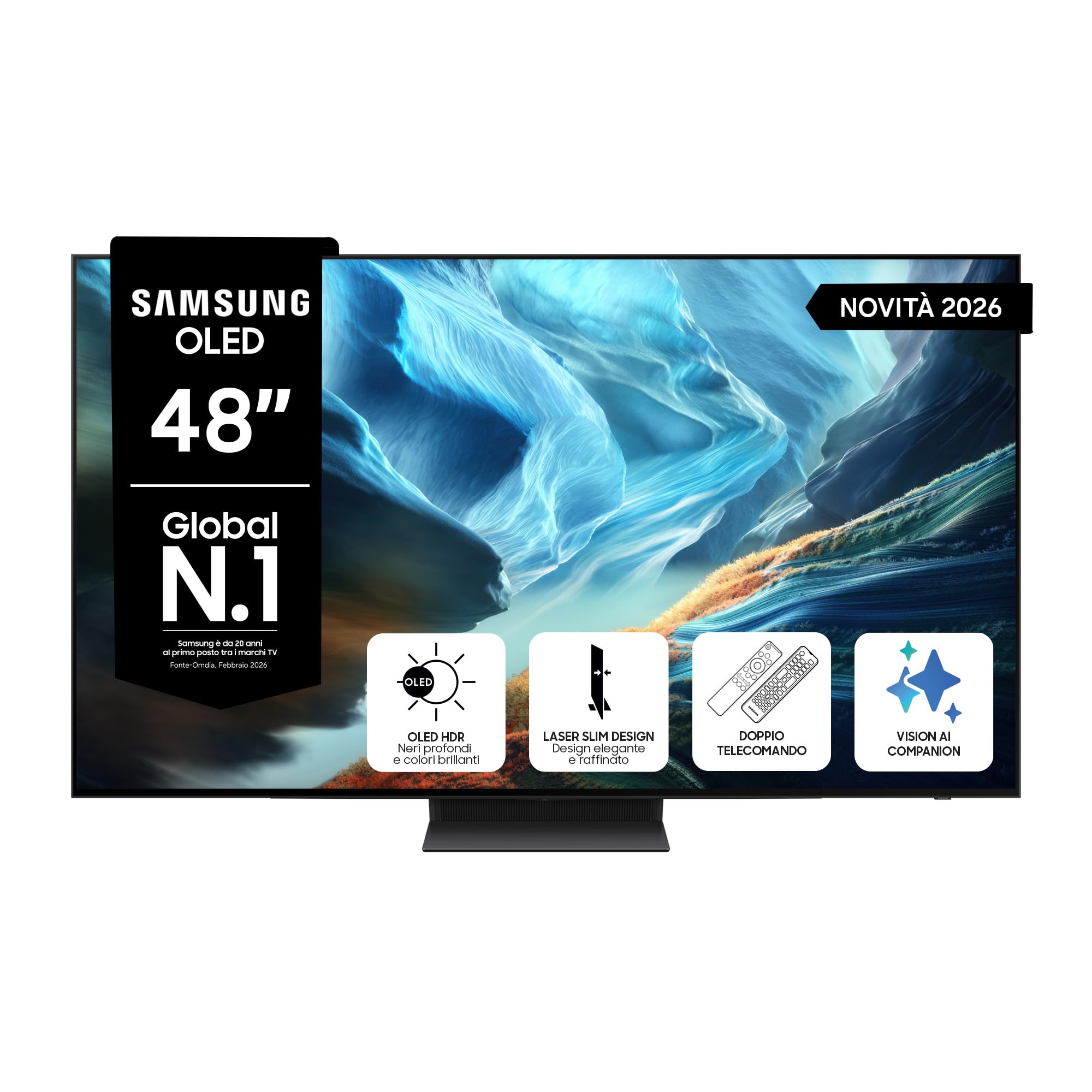 Samsung 48" QE48S92HAEXZT OLED 4K LaserSlim Design Smart TV Vision AI 2026