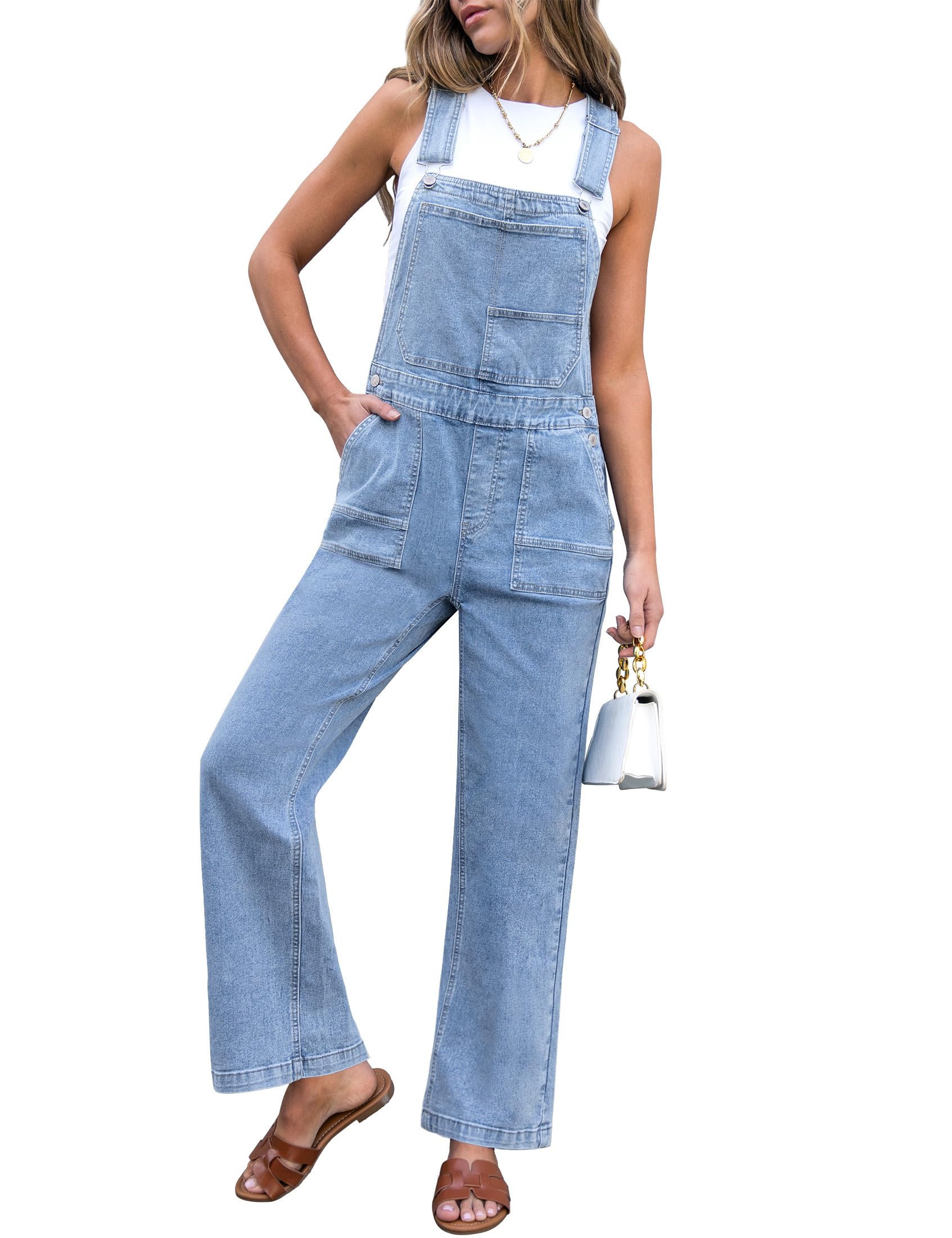 luvamia Straight Wide Leg Overalls