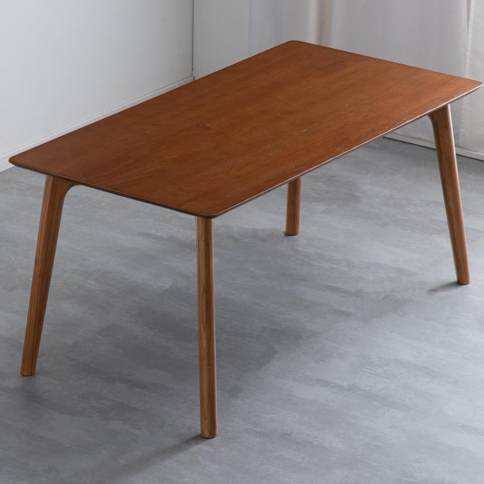 Amazon｜タンスのゲン ダイニングテーブル 単品 150×80cm 4人掛け