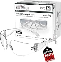Vista 1 de SAFE HANDLER Hyline - Lentes de seguridad ANSI Z87.1, resistentes a los impactos, lentes de policarbonato irrompibles, antiarañazos