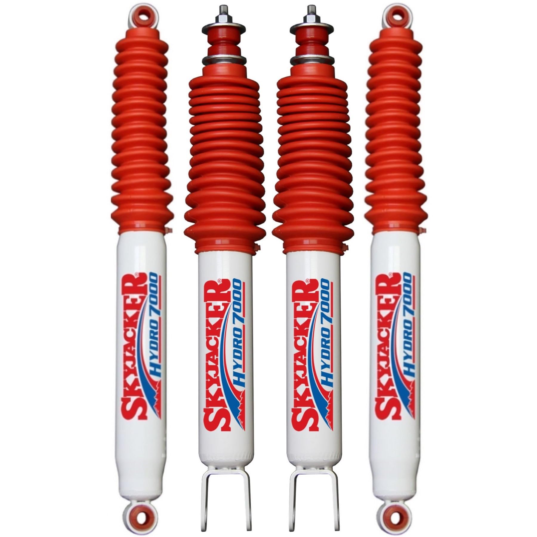 TrendsAuto Set of Hydro 7000 Series Front & Rear Hydraulic Action Shocks fits 2000 2006 Suburban 1500 4WD with 3-4” Front & Rear Lift | Durable