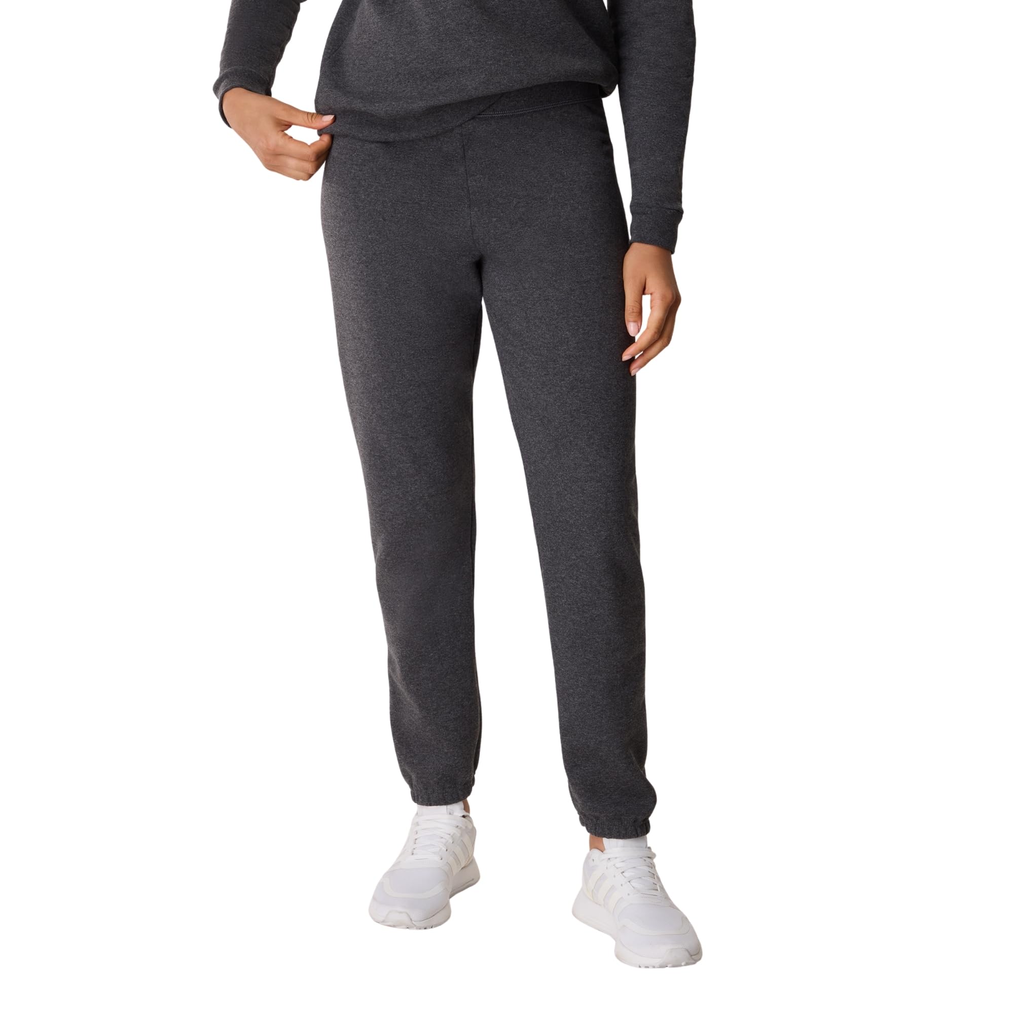 Hanes Women`s ComfortSoft EcoSmart Cinch Leg Sweatpants, O4630, L