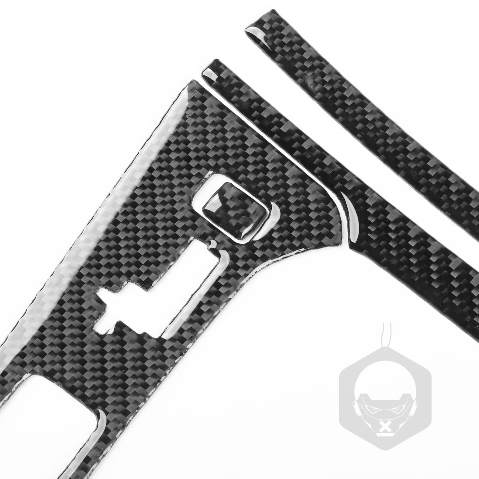 Carbon Fiber Central Console Gear Shift Panel Trim For Mazda CX-9 CX9 2016-2021