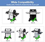 Criditpid BBQ Remplacement des grilles pour les modèles à griller King 9865-54, 9956-54 et 9865-14, 15" Grilles de cuisson en acier inoxydable résistant pour griller, Sterling, Huntington Grill.