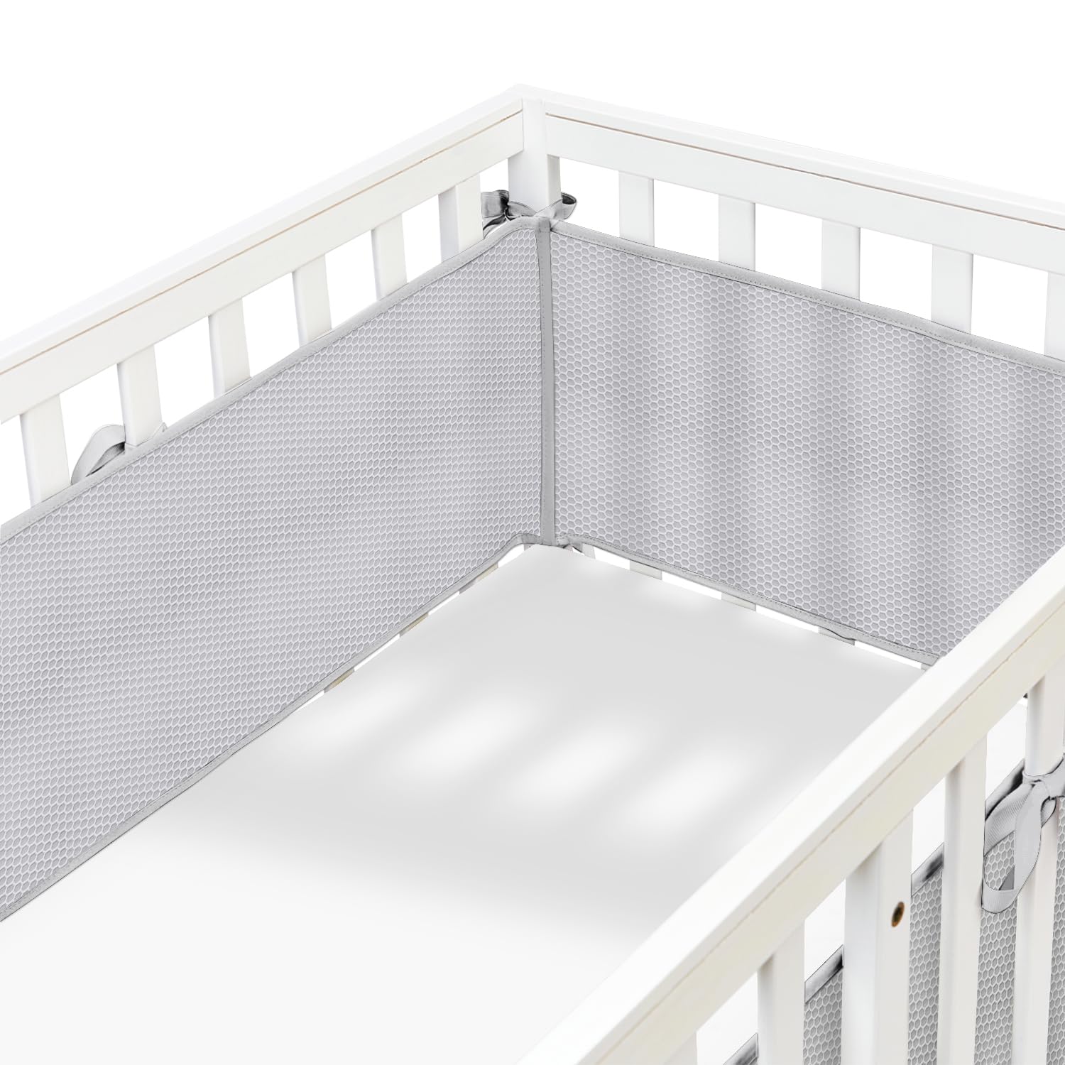 2 in 1 Mesh Sets, Anti-Collision,Full Coverage on All Sides,Suitable for Full-Size (Gray) - 1