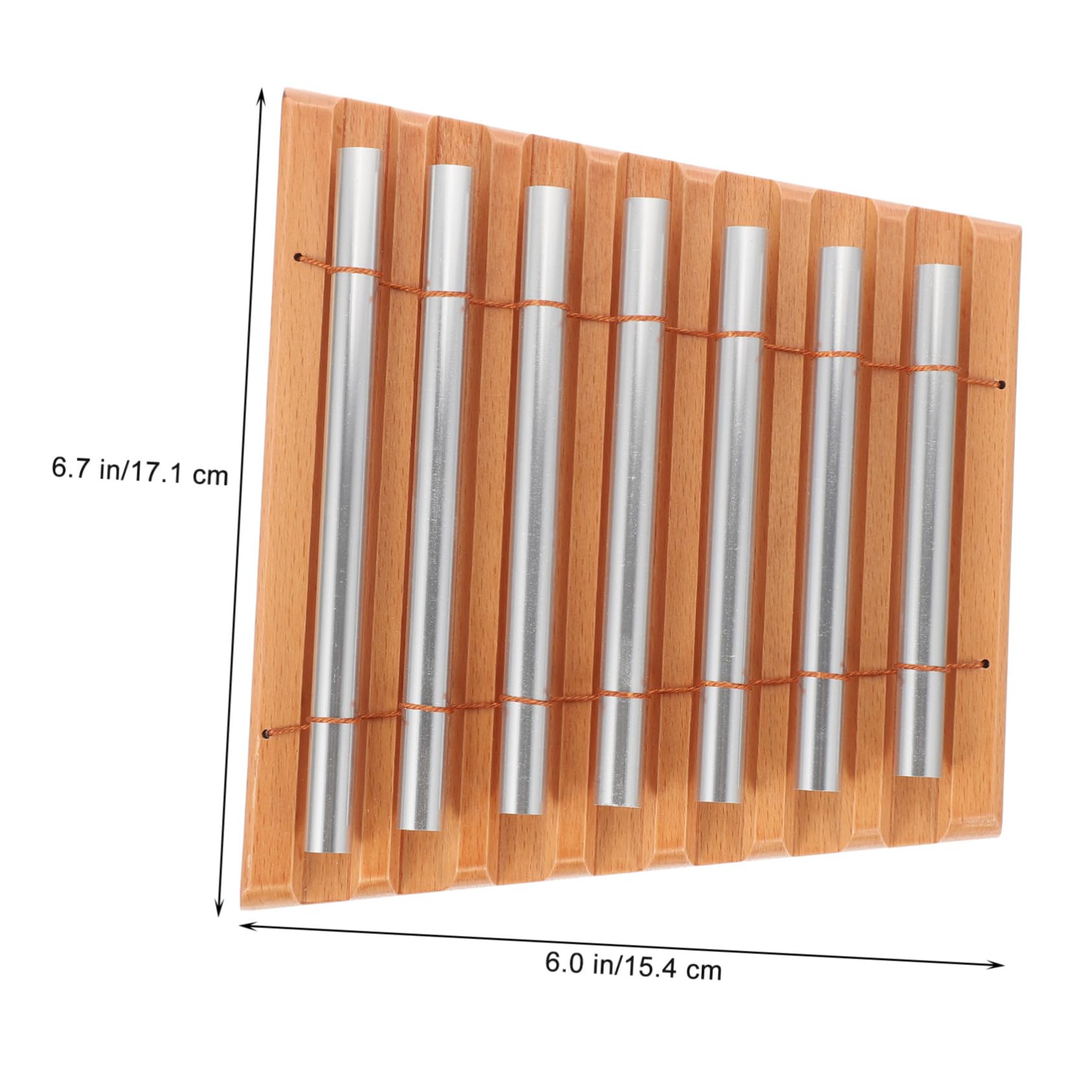 Conjunto de Campanas de Percusión de Madera de Tonos con Instrumento Musical Educativo para Sonido para Aprendizaje Rítmico y Sensorial