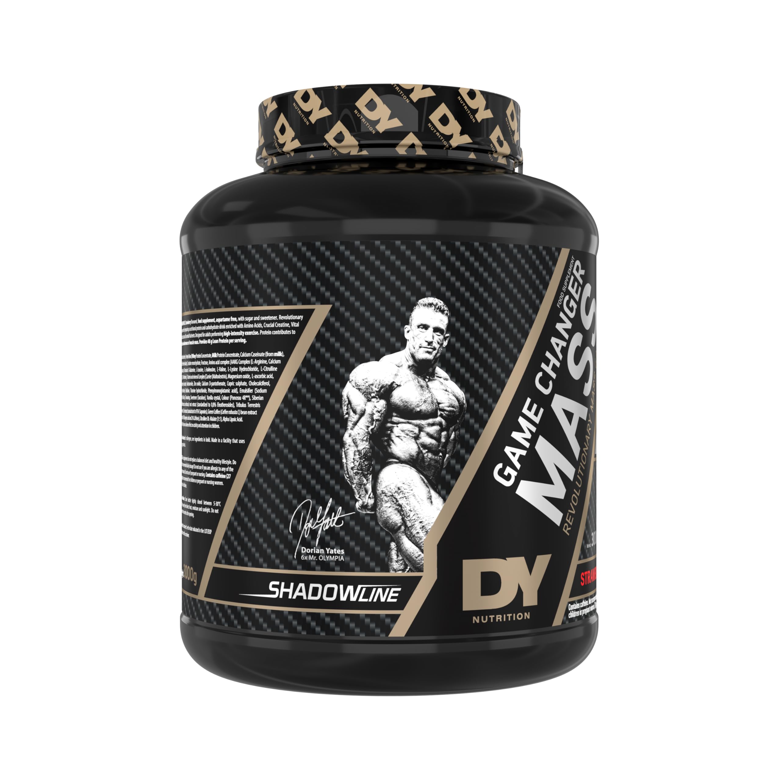 Dorian Yates Nutrition Game Changer Mass (3000g) Strawberry - Przyrost masy ciała - Z kreatyną