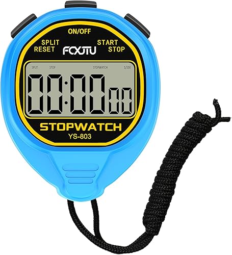 Miniatura 11 de FCXJTU Digital Simple Stopwatch Timer, No Bells, No Alarm, Simple Basic Operation, Silent, Clear Display, ON/Off, Large Display for Swimming Running