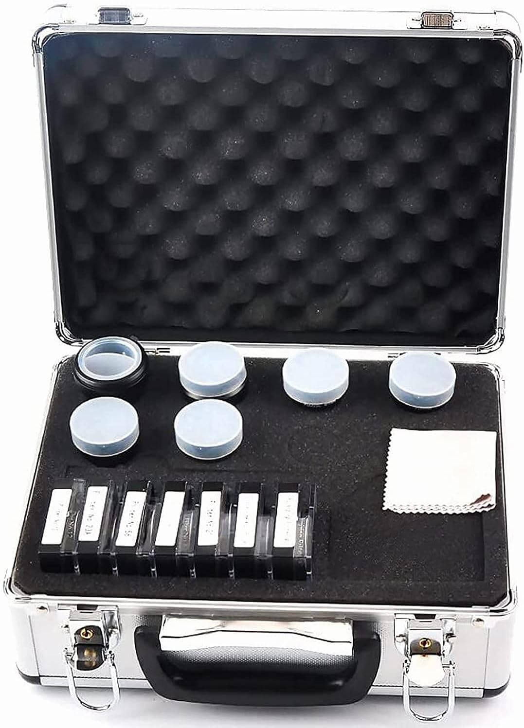 CelticBird Kit 13 Pezzi Per Telescopio – Oculari Plossl, Barlow, Filtri, Custodia Metallo